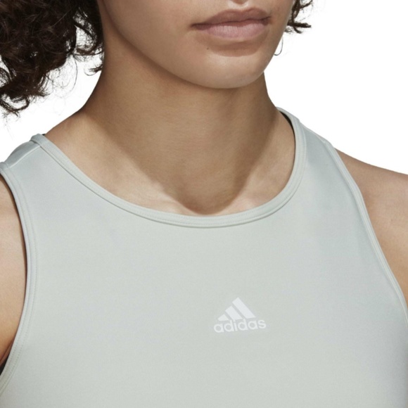 Adidas HYPERGLAM FITTED TANK TOP WITH CUTOUT DETAIL - Picture 5 of 9